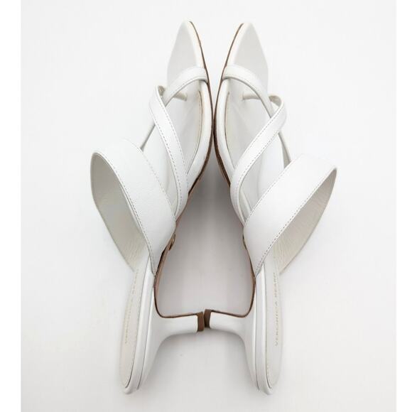 Veronica Beard Alanis Kitten Heel Slide Sandal Women's Coconut Size US9M EU40 - Picture 7 of 14